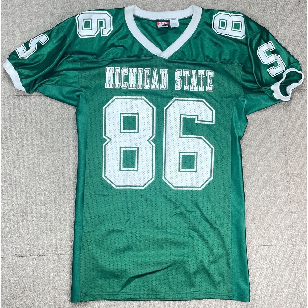 Wilson Michigan State #86 Vintage Football Jersey Made In USA Size Large